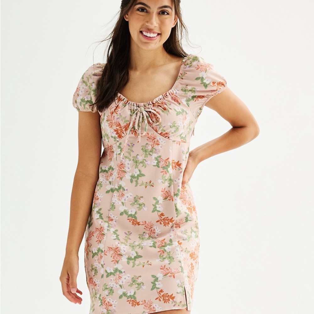Pink Republic Peasant Dress - Picture 2 of 4
